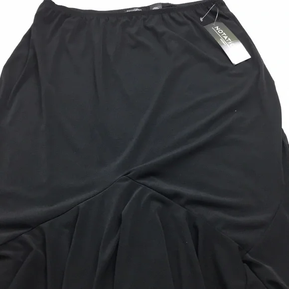 Notations Black Ruffle Hem Skirt - Picture 14 of 16